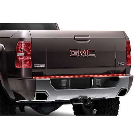 Recon Truck Accessories Recon Truck Accessories REC26411 60 in. Hyperlite Red LED Line of Fire Tailgate Light Bar REC26411
